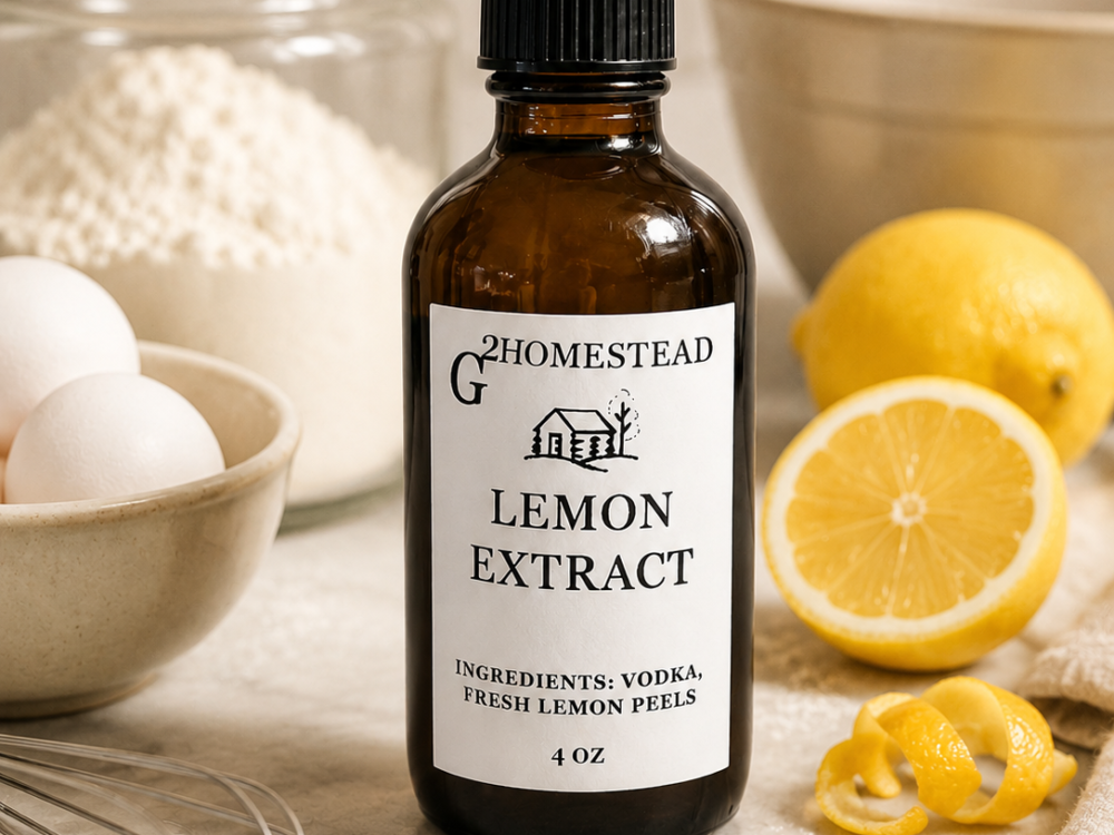 Lemon Extract for Cakes, Muffins, Pound Cake, and Cookies