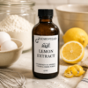 Lemon extract used in cakes muffins and cookies
