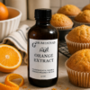 Orange extract used in cakes cookies muffins and brownies