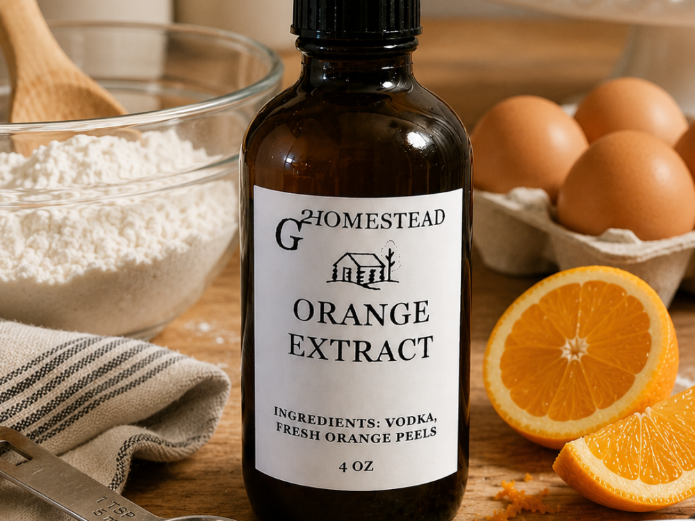 Orange Extract for Glazes, Icings, and Whipped Cream