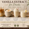 Vanilla extract used in coffee and homemade drinks