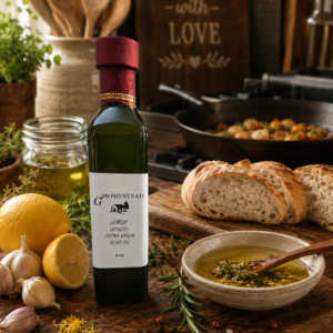 G2 Homestead lemon infused olive oil 8 oz bottle