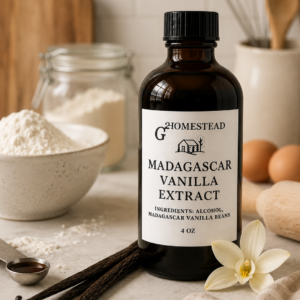 G2 Homestead Madagascar vanilla extract 4 oz bottle